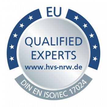 siegel Qualified Experts - hvs-nrw.de - Sachverständigenbüro Dreher - Gutachten Dreher